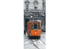 FTN V 2882 Vliesová fototapeta dverná Tram, veľkosť 90 x 202 cm