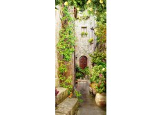 FTN V 2947 Vliesová fototapeta dverná Ulička, veľkosť 90 x 202 cm