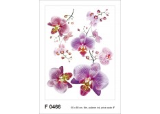 F 0466 AG Design Samolepiace dekorácie - samolepka na stenu - Blossom pink, veľkosť 65 cm x 85 cm