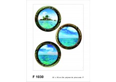 F 1030 AG Design Samolepiace dekorácie - samolepka na stenu - Illuminator, veľkosť 65 cm x 85 cm