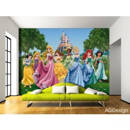FTD2207 Fototapeta na stenu 4-dielna Disney FT 2207 Princeznej, veľkosť 360 x 254 cm