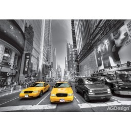 Fototapeta na stenu štvordielna FTS 1310 Žlté taxi