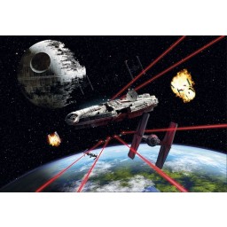 KOMR 984-8  Obrazová fototapety Komar Star Wars Millennium Falcon, veľkosť 368 x 254 cm