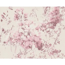 KT3-61873 A.S. Création dizajnová vliesová umývateľná tapeta na stenu s kvetinovým motívom Attraction 2023, veľkosť 10,05 m x 53 cm