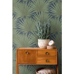 KTATQ0001 AS Création prírodná vliesová tapeta na stenu s palmovými listami Antiqua (2025), veľkosť 10,05 m x 53 cm