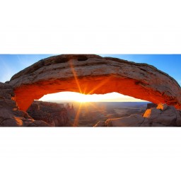 MP-2-0053 Vliesová obrazová panoramatická fototapeta Mesa Arch + lepidlo Bezplatne, veľkosť 375 x 150 cm