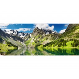 MP-2-0062 Vliesová obrazová panoramatická fototapeta Lake + lepidlo Bezplatne, veľkosť 375 x 150 cm
