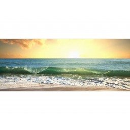 MP-2-0209 Vliesová obrazová panoramatická fototapeta Sea Sunset + lepidlo Bezplatne, veľkosť 375 x 150 cm