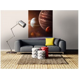 MS-2-0188 Vliesová obrazová fototapeta Solar System, veľkosť 150 x 250 cm