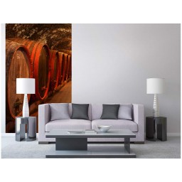 MS-2-0247 Vliesová obrazová fototapeta Wine Barrels, veľkosť 150 x 250 cm