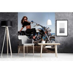 MS-3-0312 Vliesová obrazová fototapeta Motorcycle, veľkosť 225 x 250 cm