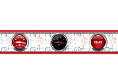 WBD 8061 AG Design Samolepiaca bordúra Cars Red Race - Autá, veľkosť 14 cm x 5 m