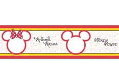 WBD 8096 AG Design Samolepiaca bordúra Mickey Mouse Cute, veľkosť 10 cm x 5 m