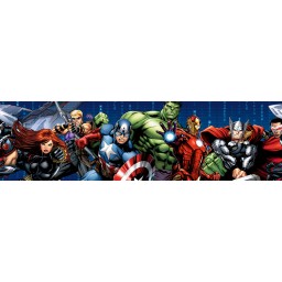 WBD 8108 AG Design Samolepiaca bordúra Marvel - Avengers, veľkosť 14 cm x 5 m