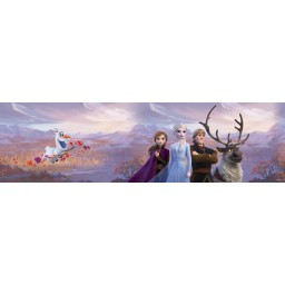 WBD 8112 AG Design Samolepiaca bordúra Disney - Frozen, veľkosť 14 cm x 5 m
