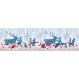 WBD 8113 AG Design Samolepiaca bordúra Disney - Frozen, veľkosť 14 cm x 5 m