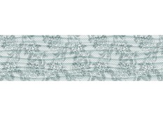 WB 8224 AG Design Samolepiace bordúra na stenu Grey flowers, veľkosť 14 cm x 5 m