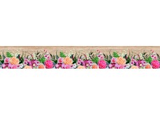 WB 8240 AG Design Samolepiace bordúra na stenu Flowers - Kvety, veľkosť 14 cm x 5 m