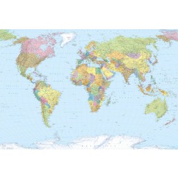 KOMR 830-4 XXL Vliesová fototapeta Komar - World Map, veľkosť 368x248 cm
